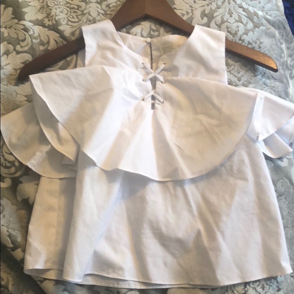 Girls Zara Ruffle Top